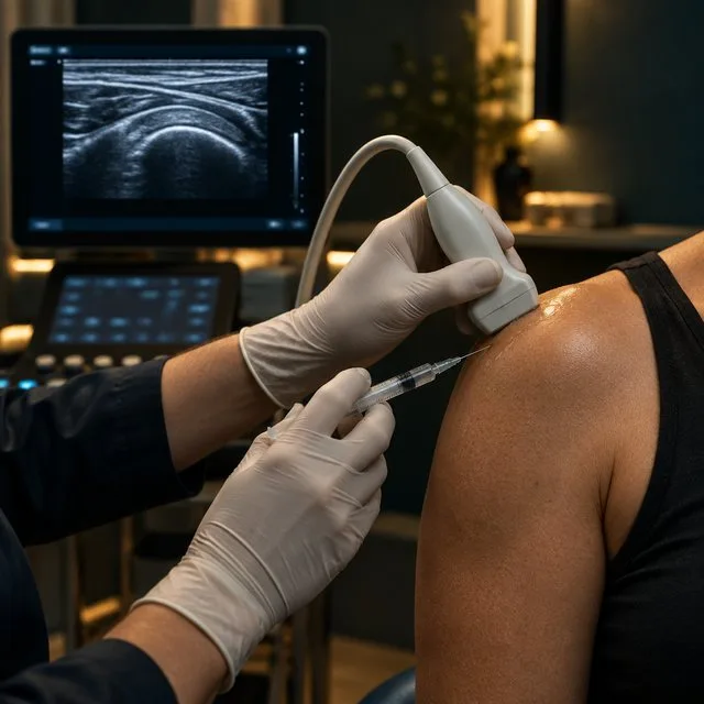 Ultrasound-guided shoulder injection